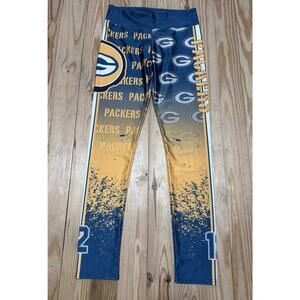 NFL Apparel Womens XS Green Bay Packers Full Length Leggings 27x28